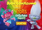 Cialda TROLLS 2 Decorazione Torta Ostia o Zucchero con NOME