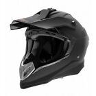 Casco cross enduro integrale omologato nero opaco