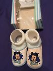 VINTAGE DISNEY BABIES/INFANT BABY SHOES MICKEY MOUSE BOXED BOOTIES