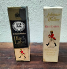 Miniature Lotto 2 Mignon JOHNNIE WALKER Black e Red Label Scotch Whisky in Box