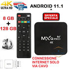 Android Tv Box Internet Smart Tv 16 gb Mxq Pro 4k 8+128 GB Android 11.1