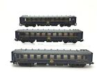 LS MODELS 49122 H0 Set tre carrozze letti 3801 + 3805 + 3988 Tipo F blu CIWL