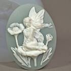 FAIRY SILICONE MOLD cameo Flexible sugarcraft resin fimo polymer clay mould soa