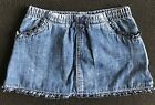 Prenatal baby girl denim skirt with front pockets, UK 6-9 M (65-71 cm), used.