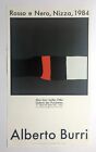 Alberto BURRI (d ap.) Galerie des Ponchettes / Nice, 1984. Affiche originale