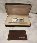 ~Never Used Vintage High Quality Parker Pen & Calculator Set in Case~