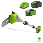 POTATORE A BATTERIA 40V GREENWORKS G40PSF ASTA TELESCOPICA 2.5m BATTERIA 2ah 4ah