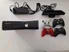 XBOX 360 SLIM NERA + KINECT + 4 JOYSTICK