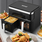 Friggitrice ad aria 12 litri Doppio Cestello XXL Airfryer Senza Olio Display LED