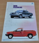 Tata Telcoline Pickup Cars Indian Brochure Prospekt