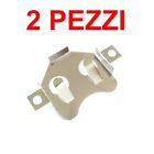 2 pezzi Porta Batteria bottone CR2032 CR 2032 SMD