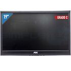 MONITOR SCHERMO PC LCD 19” HD 16/9 WIDE AOC DVI VGA CON CASSE SPEAKER DVR VESA-