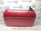 sportello PORTA PORTIERA vetro SCENDENTE Dx ROSSO microcar chatenet CH 26 EVO