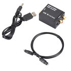 Optical Coax Coaxial Toslink Digital to Analog Audio Converter Adapter DAC RCA