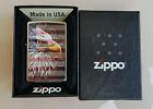 ZIPPO AQUILA CON BANDIERA AMERICANA EAGLE ORIGINALE