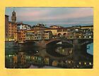 Cartolina Firenze Ponte Vecchio notturno viaggiata 1972