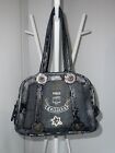 John Galliano 2000s distressed denim hand bag