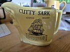 Cutty Sark Yellow Whisky Water Jug Burleigh Ware Made In Great Britain