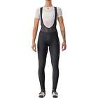 Castelli Entrata Womens Bib Tights Black Cycling Reflective Bike Ride Bibtights