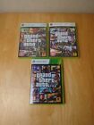 Grand Theft Auto Bundle Xbox 360 3 Games GTA 4 GTA 5 Episodes From Liberty City