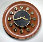 VINTAGE MID CENTURY MODERN SPARTUS KING ATOMIC WALL CLOCK STARBURST EAMES ERA