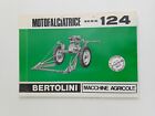 BERTOLINI MOTOFALCIATRICE SERIE 124 pubblicitario originale 1968