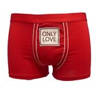 Boxer rosso Natale uomo ragazzo in cotone Rosso Porpora idea regalo natale Only