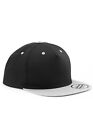 Cappellino RAPPER BASEBALL  - PERSONALIZZABILE  - NERO/GRIGIO - Visiera piatta