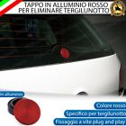 TAPPO ELIMINA TERGICRISTALLO POSTERIORE PER VOLVO V40 ALLUMINIO ROSSO