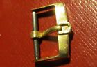 UNIVERSAL GENEVE -RARE VINTAGE  50 BUCKLE 16 mm INSIDE YELLOW GOLD COLOR -SWISS