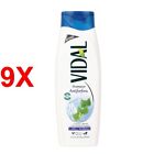 9 X Vidal Shampoo Antiforfora - Icon Estratto Di Betulla - Per Capelli Normali