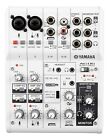 YAMAHA AG06 MK2 WHITE Mixer 6 Canali per Live Streaming con Scheda Audio Usb