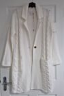 House Of Harlow 1960 Ladies White Cable Knit Cardigan Size L BNWT