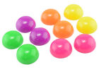 10 Cabochons in neonfarben, bunte Mischung, 18 mm