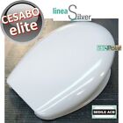 NUOVO SEDILE COPRI WC ELITE CESABO ACB ERCOS SILVER BAGNO IN TERMOINDURENTE