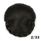 Women Chignon Braided Big Hair Bun Chignon Clip In Hairpieces Extension