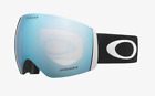 Oakley 7050 20 Flight Deck L Maschera Neve Snow Goggles Matte Black Prizm Sapph.