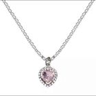 Collana Cuore Titanic Cristallo Rosa