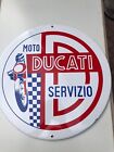 insegna Metallo Smaltato "Ducati Servizio"