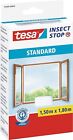 Tesa Insect Stop Zanzariere Attacca & Stacca STANDARD per 1,5m:1,8m, Bianco