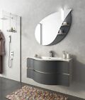 ARREDO BAGNO MOBILE URBAN BROADWAY B14 cm.105 TRANCHE  ROVERE BIANCO-GRIGIO ANTR