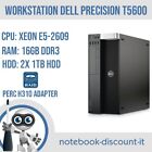 Workstation DELL Precision T5600 Cpu Xeon E5-2609  16gb DDR3  2x 1tb HDD