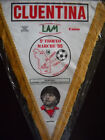 GAGLIARDETTO CLUENTINA CALCIO TROFEO MARCHE 1985 pennant wimpel fanion