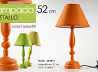 LUMETTO 50cm SHABBY CHIC LAMPADA TAVOLO COMODINO SCRIVANIA Abat Jour MODERNO COL