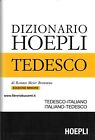 DIZIONARIO ITALIANO DETESCO HOEPLI SCONTO 20%  NUOVO!