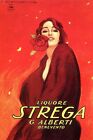 Poster Manifesto Locandina Pubblicitaria Stampa Vintage Liquore Strega Benevento