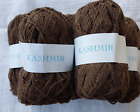 Kashmir - Cashmere marrone -  65% - stock  di magazzino 250 gr