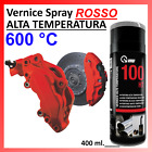 VERNICE SPRAY PER PINZE FRENI ROSSO ALTA TEMPERATURA SCARICO TUNING BOMBOLETTA