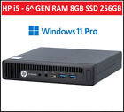 Computer Fisso i5 Ricondizionato Mini Pc Desktop Ram 8GB SSD 256GB WiFi 6^Gen. ^