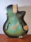 Egmond Rosetti Lucky 7 Archtop Guitar Body Only Road Worn Rare 50 s/60 s